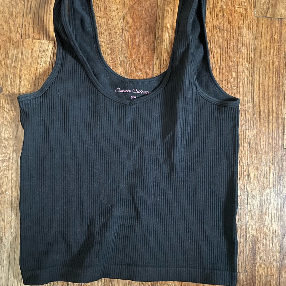 Ribbed Workout Tank Top